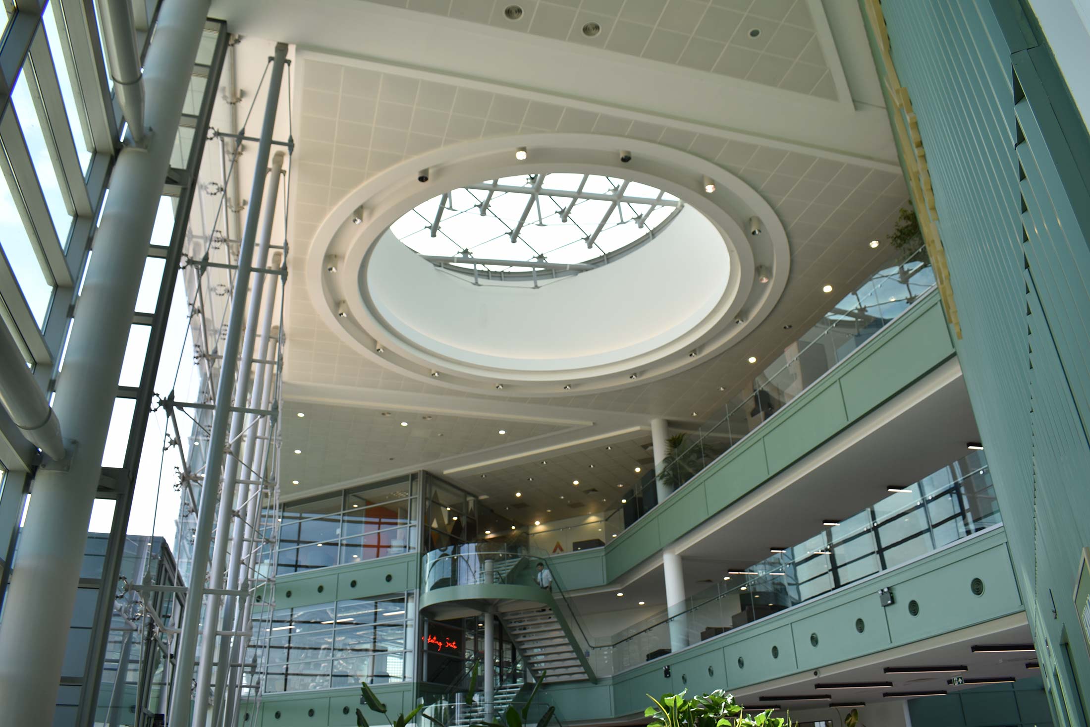 Link Spaces Botanica reception lobby